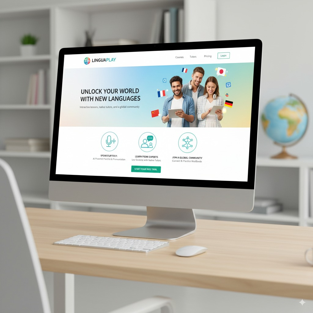 Multilingua 언어 교육 플랫폼 웹사이트